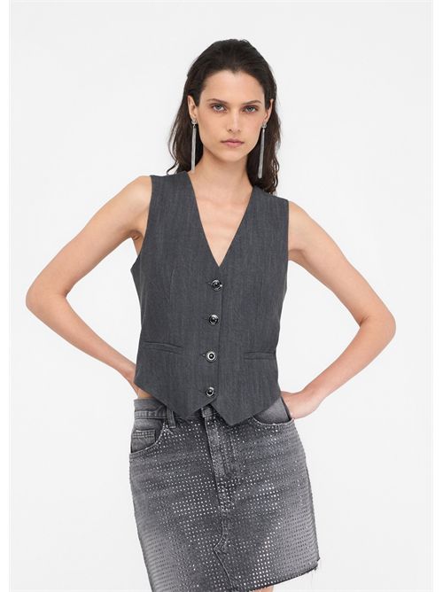 Gilet in denim LIU JO | UF5226D0266/87457